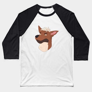 Anthro dog face Baseball T-Shirt